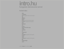 Tablet Screenshot of intro.hu